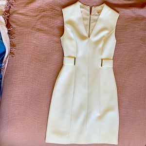 Ted Baker London White Business Sheath Dress